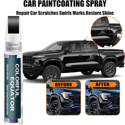 Onyx Black/Void Black(GBA/WA8555) Touch Up Paint for GMC, Car Paint Pen Scratch Repair Two-In-One Touch Up Paint, Premium Car Scratch Remover for Deep Scratches