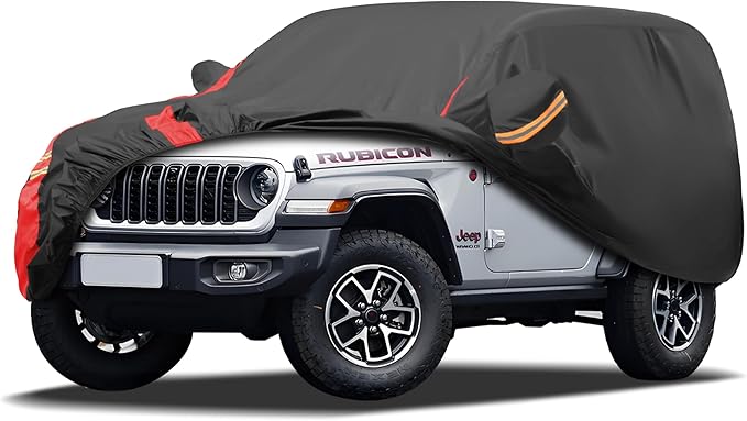 Custom Pickup Truck Car Cover for Toyota Tacoma 2005-2025, Waterproof All Weather Protection, Compatible with Dodge Charger - Heavy Duty Waterproof Car Cover for Rain, Snow, UV,Dust.