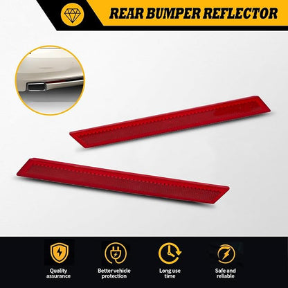 20874085 20874084 Rear Bumper Reflector Compatible with 2013 2014 2015 2016 2017 XTS