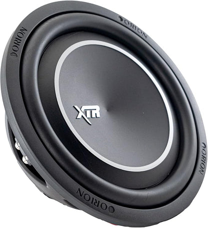 ORION XTR Series XTR12SWD4 Shallow Mount 12” Car Subwoofer, 2000W Max Power, 500W RMS, Dual 4 Ohm, UV Coated Cone, NBR Surround – Compact Slim Subwoofer for Clean Bass in Tight Car Audio Installs
