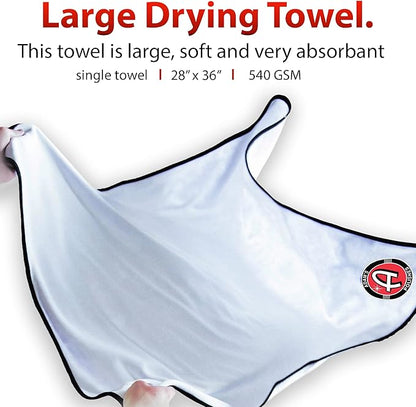 Adam's 5 Gallon Bucket-O-Towels (67pk) - Variety Car Detailing Bucket of Premium Microfiber Towels for Car Wash, Cleaning, Polishing, Car Wax, Ceramic Coating, Shop Towels & More