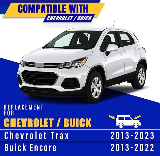 3 wipers Replacement for 2013-2021 2022 2023 Chevrolet Chevy trax/2013-2021 2022 Buick Encore, Windshield Wiper Blades Original Equipment Replacement - 26"/14"/10" (Set of 3) Top Lock