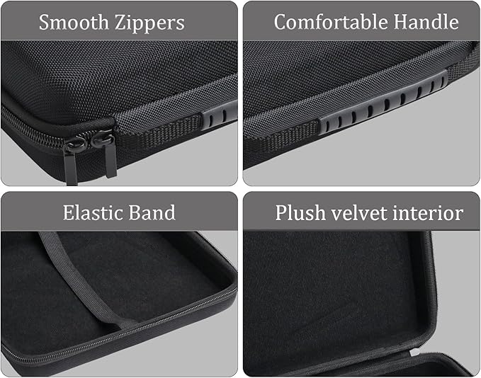 Hard Protective Travel Case Replacement, Compatible with L Shaped Cordless Car Vacuum