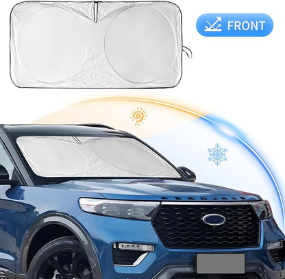 for Cadillac Escalade SRX XT5 XT6 STS DTS XT4 DeVille 2017 2018-2022 2023 2024 Windshield Sun Shade- Car Sunshades for Front Windows Shield Cover Custom Fit Cadillac SRX 2025 Accessories Sun Visor