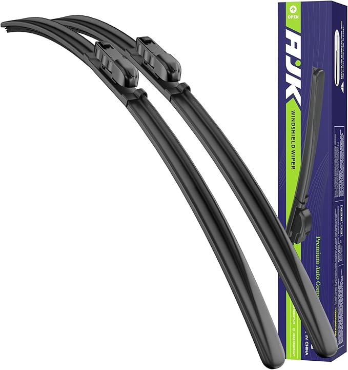 AJK Wiper Blades for Tesla Model 3 2024, 2 Piece All Weather OEM Quality Automotive Replacement Windshield Wiper Blades for My Car