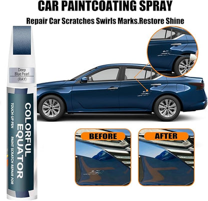 RAY Deep Blue Pearl Touch Up Paint for Nissan, Car Paint Pen Scratch Repair Two-In-One Touch Up Paint, Premium Car Scratch Remover for Deep Scratches