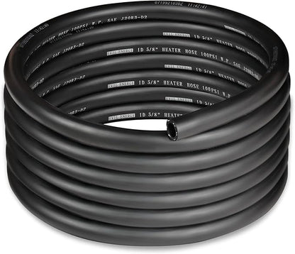 EVIL ENERGY 5/8" Heater Hose Coolant Radiator Straight 100PSI SAE 20R3 15FT Black
