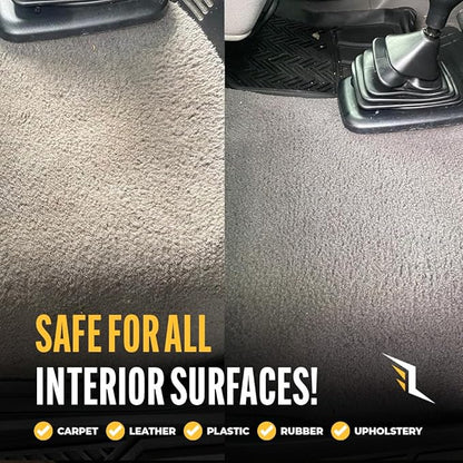 Legendary Interior Cleaner 16oz (2Pack) - All Purpose Interior Detailer & Carpet Cleaner for Cars - Safe on Leather, Plastic, Vinyl, Upholstery & Dashboard - UV Protectant - Tough on Stains & Dirt