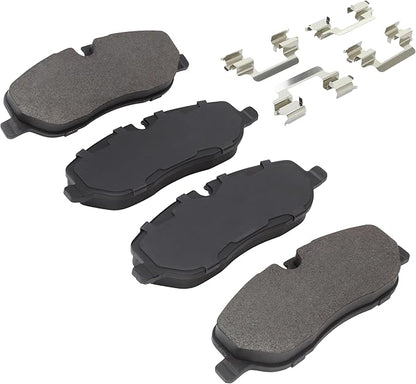 Premium Semi-Metallic Front Brake Pads (1001-1098M) Replacement for Land Rover LR3 2009-2005, Range Rover 2009-2006, Range Rover Sport 2009-2006
