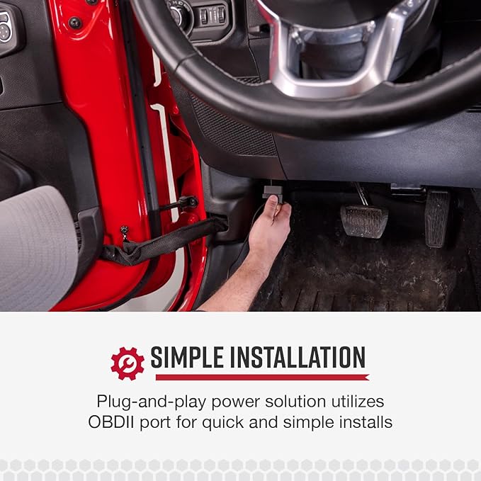 Cobra OBDII to Barrel Connector Power Cord Radar Detectors, Compatible RAD350 380 450 480i 700i for Windshield or Mirror Mount Applications