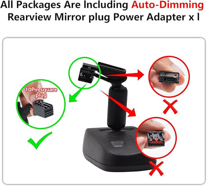 Front 4K & Rear 1080P Dash Cam Custom fit for GMC Yukon, Yukon XL 2021-2022 (Model B), SLE SLT AT4 Denali, Integrated OEM Look, UHD 2160P Video, G-Sensor, Loop Recording, 128GB Card