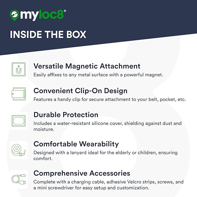 GPS Tracker for Vehicles with Magnet– 4G LTE Real-Time Location Device with App, Built-in SIM, 14-Day Battery – Anti-Theft GPS Tracker for Car, Motorcycle, Scooter, Bike - 4-Mo Subscription Incl