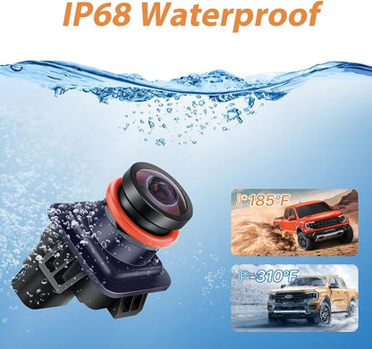 OE Backup Camera Compatible with Ford Taurus/Taurus Sho/Taurus Police 2013-2019 | Rear View Reverse Park Assist Camera | Replaces EG1Z-19G490-A, DG1Z-19G490-A, 592-224, PAC251, FO1960165