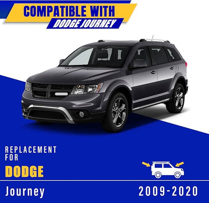 3 wipers Replacement for 2009-2018 2019 2020 Dodge Journey, Windshield Wiper Blades Original Equipment Replacement - 24"/19"/12" (Set of 3) U/J HOOK