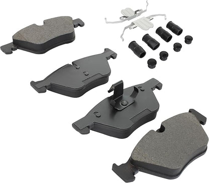 Premium Semi-Metallic Front Brake Pads (1001-1061M) Compatible with 2006-2016 BMW (125i/323i/325i/325xi/328i/328xi/330i/330xi/335xi/X1/Z4)
