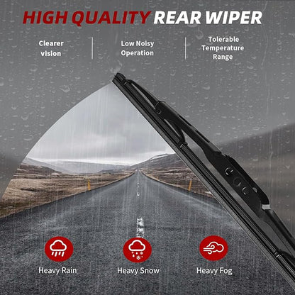 OTUAYAUTO Premium Windshield Wiper Blades - Replacement for Chevrolet Equinox 2018-2023 - Precision Fit, All-Weather Performance, Front and Rear Wiper Blades, J/U Hook - 24"+18"+13" (Pack of 3)