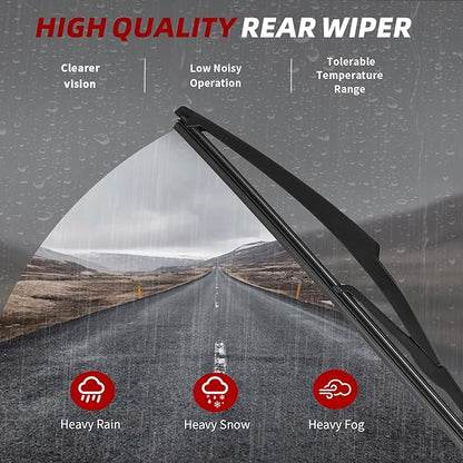 OTUAYAUTO Windshield Wiper Blades - Replacement for Toyota RAV4 2013 2014 2015 2016 2017 2018, Front and Rear Wiper Blades for My Car, U/J Hook - 26"+16"+10" (Pack of 3)