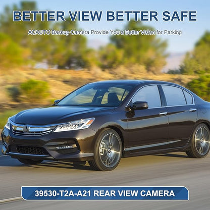Rear Park Assist Backup Camera 39530-T2A-A21 Compatible with Honda Accord 2014-2017, Reversing Assist Rear View Camera 590-440, 39530T2AA21, 39530T2AA3