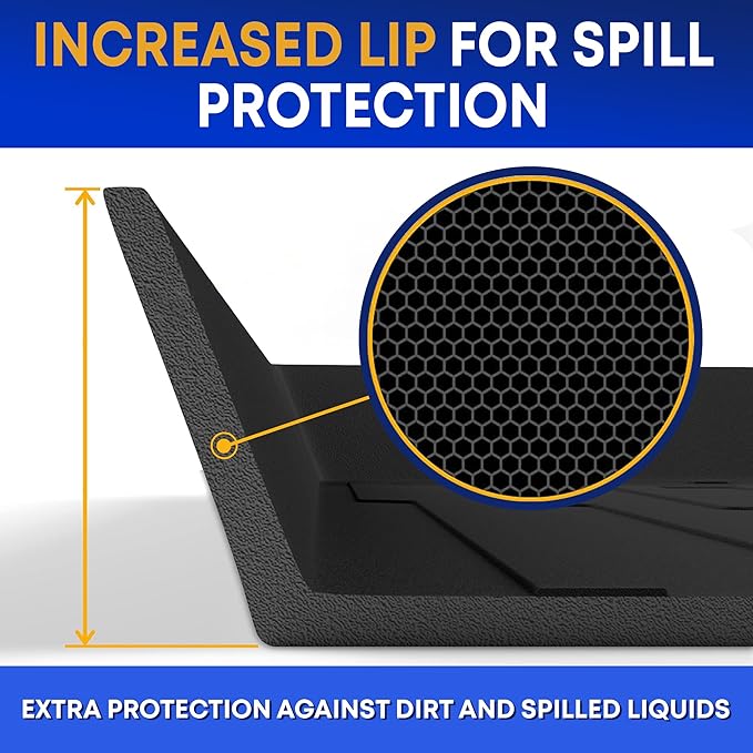 Premium Cargo Liner for Jeep Grand Cherokee 2011-2021 - 100% Protection - Custom Fit Car Trunk Mat - All-Season Black Cargo Mat - 3D Shaped Laser Measured Trunk Liners for Jeep Grand Cherokee