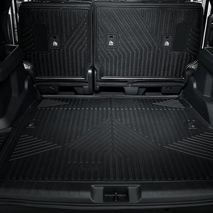 LASFIT Floor Mats for Toyota 4Runner 2025 2026 5 Seats(Not fit Hybrid) wtih Trunk mat&backrest mat, All Weather TPE Custom Fit Floor Liner for 4 Runner SR5/TRD/Limited 6th gen Front&Rear Car Mats