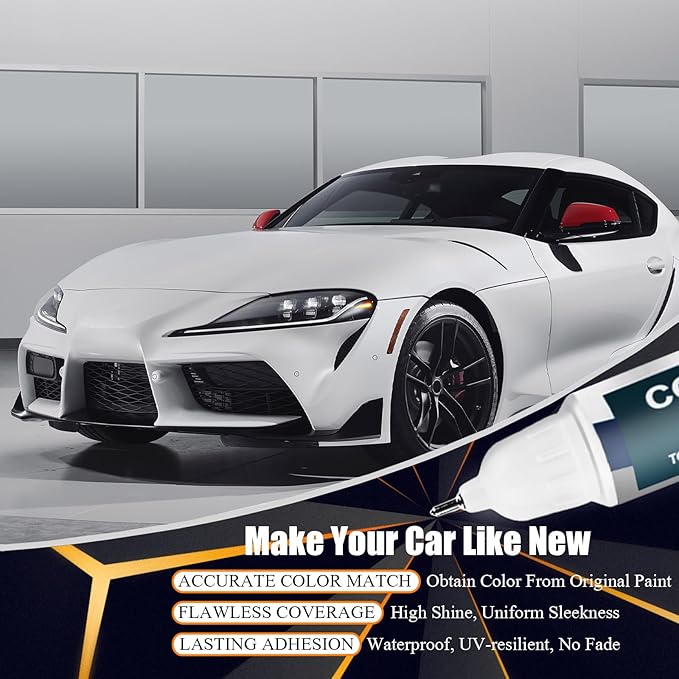 3Q3 Dark Red/Salsa Red Pearl Touch Up Paint for Toyota, Car Paint Pen Scratch Repair Two-In-One Touch Up Paint, Premium Car Scratch Remover for Deep Scratches