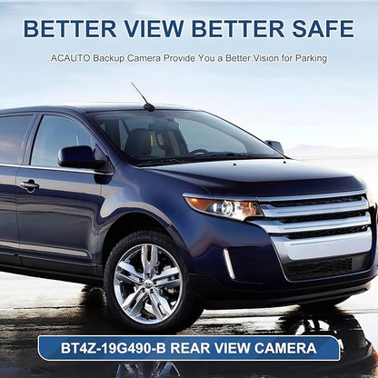 Rear View Backup Reverse Camera Compatible with Ford Edge 2011-2015, for Lincoln MKX 2011-2013 Parking Backup Assist Camera OE Number BT4Z-19G490-B, BT4Z-19G490-A, DT4T-19G490-AB, ET4Z-19G490-