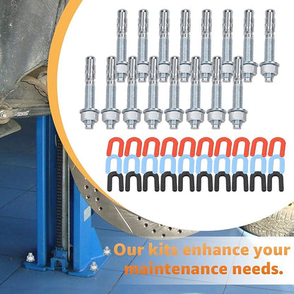 Lift Install Kit, Car Lift Installation Install Kit,(16Pcs 3/4" x 5.5" Wedge Anchor Bolts)