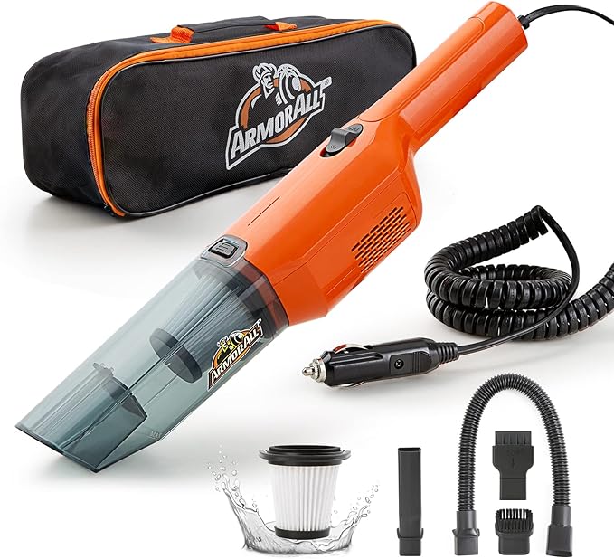 Armor All AA12V2 0903 Car Vac, Compact, Orange