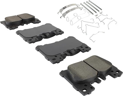 Premium Ceramic Rear Brake Pads (1001-2063C) Replacement for Lexus LC500 2023-2018, LC500h 2023-2018, LS500 2023-2018