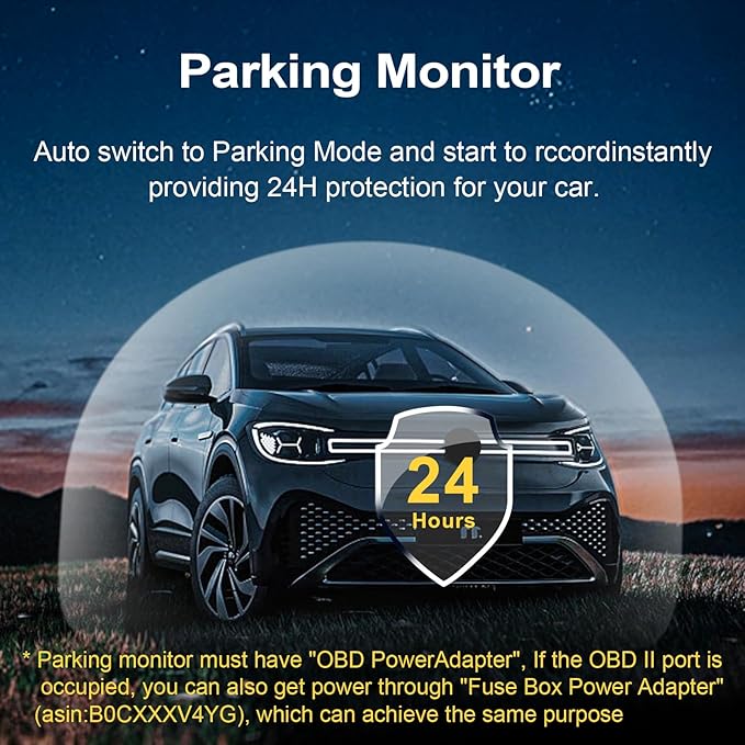 Front 4K & Rear 1080P Dash Cam Custom fit for GMC Yukon, Yukon XL 2021-2022 (Model B), SLE SLT AT4 Denali, Integrated OEM Look, UHD 2160P Video, G-Sensor, Loop Recording, 128GB Card