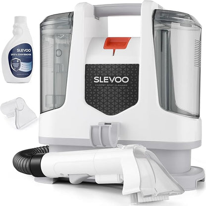 Carpet Cleaner Machine 10.5Kpa Strong Suction, 400W Powerful Motor, Portable Upholstery Cleaner with Spot and Stain Remover for Pet Accident, Rugs, Carpet and Upholstery, White