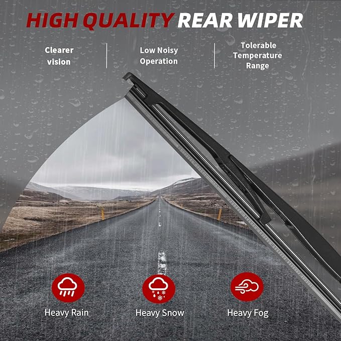 OTUAYAUTO Premium Windshield Wiper Blades - Replacement for Subaru Ascent 2019-2023 - Precision Fit, All-Weather Performance, Front and Rear Wiper Blades, Top Lock - 26"+20"+14" (Pack of 3)