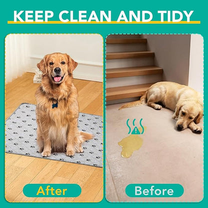 1 Pack Extra Large 72"X72" Washable Pee Pads for Dogs Super Absorbent Dog Training Pads Non-Slip Waterproof Pet Training Pads Mats Whelping Pads for Dogs Cats Puppy