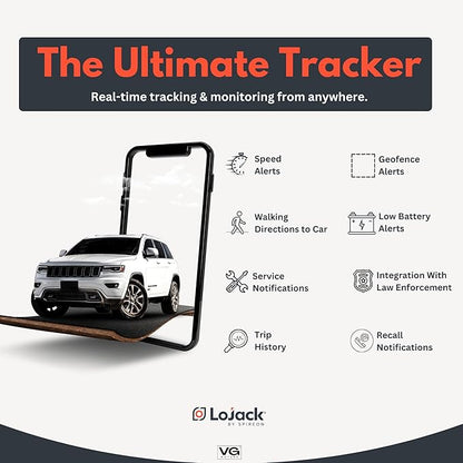 LoJack for Cars | GPS Tracker for Vehicles No Monthly Fee | Anti Theft Car Device | Professional Installation Included | Integrated with Law Enforcement (7 Years of Service)