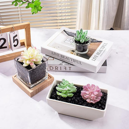 0.5 Lb/230g Black Aquarium Gravel Rocks Fish Tank Marbles Pebbles Small, Polished Natural Tumbled Healing Crystal Chips Bulk Crushed Stones for Crafts|Fish Turtle Tank|Home Decoration - 7-9m