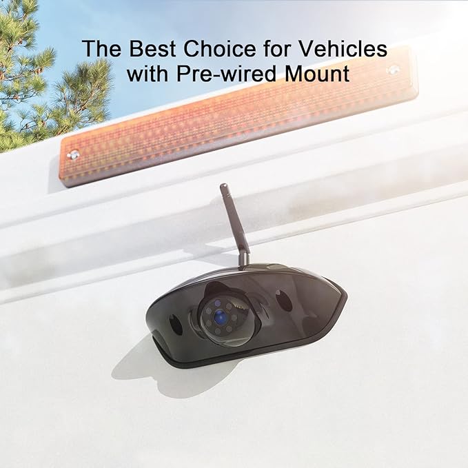Fookoo HD 1080P Single Wireless Backup Camera for Model: DW7Y5, DW7Y503, DW7Y504, DW5 - DW7Y5(XT)
