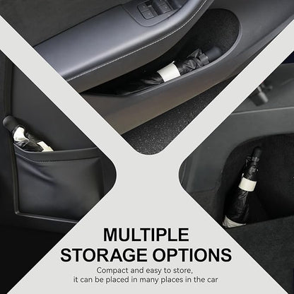 2017-2026 Upgraded for Tesla Model Y 3 S Sunshade, Portable Foldable Sunshade Accessories, [Nano Ice Crystals Coating] UV Protection, Keeps Interior Cool (for 2017-2026 Tesla Model 3/Y/S)