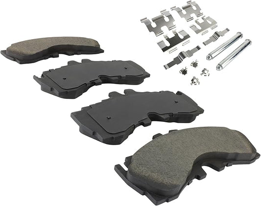 Premium Ceramic Front Brake Pads (1001-2062C) Replacement for Lexus LC500 2025-2018, LC500h 2025-2018, LS500 2022-2018