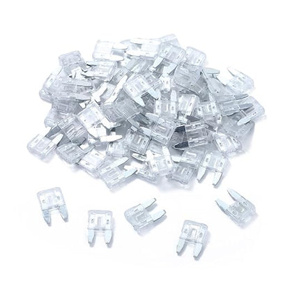 100 Pack Auto Fuses 25 AMP APM/ATM 32V Mini Blade Style Fuses 25A Short Circuit Protection Car Fuse (25 AMP)