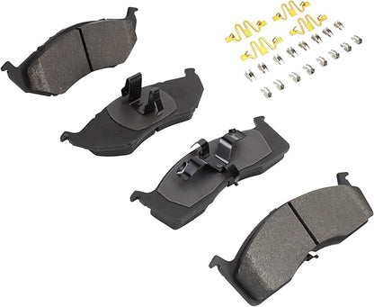 Premium Ceramic Front Brake Pads (1001-0642C) Compatible with Chrysler Chrysler R/T 1997-1997, Chrysler Neon 2000-2002, Dodge Neon 1995-2005, Plymouth Neon 1995-2001