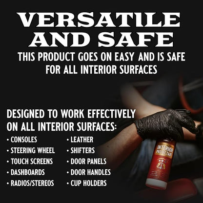 SOCAR Finishing Touch Interior Protectant - 16 fl oz, Professional Grade Dressing for Plastic, Vinyl, Leather. Restores New Car Look, Non-Greasy Residue, Blocks Dust, Harmful UV Rays, Pleasant Smell