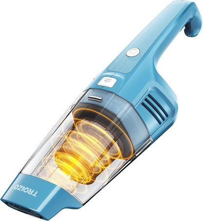 Handheld Vacuum Cordless, 14500PA Powerful Suction Hand Held Vacuum Cleaner with Brushless Motor, Rechargeable and Portable Car Vacuum Cleaner with Multi Accessories for Home Office Car Pet