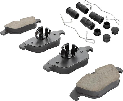 Premium Semi-Metallic Rear Brake Pads (1001-1341AM) Replacement for Mercedes-Benz GLK250 2015-2013, GLK300 2013-2010, GLK350 2015-2010