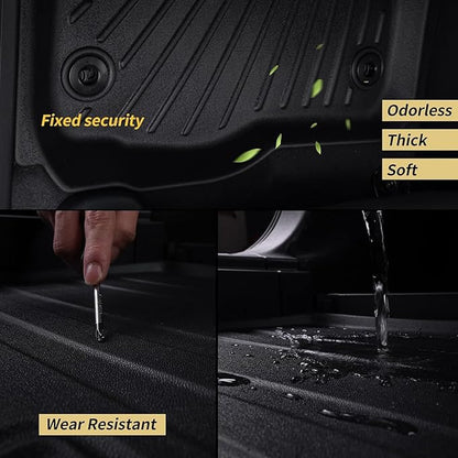 Large Cargo mat for 2026 Hyundai Ioniq 9（Foldable） TPE All Weather Protection Car Large Trunk Mat Accessories-Black