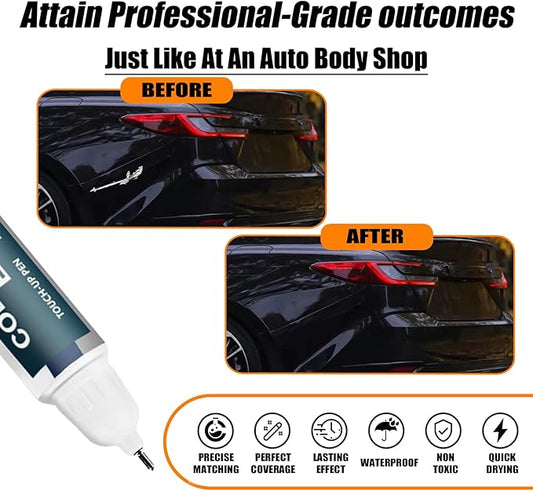 218 Attitude/Midnight Black Metallic Touch Up Paint for Toyota, Car Paint Pen Scratch Repair Two-In-One Touch Up Paint, Premium Car Scratch Remover for Deep Scratches
