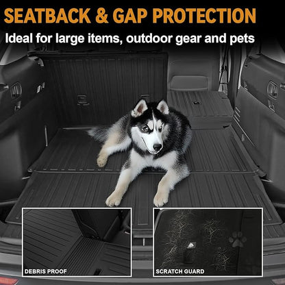 Floor Mats Set for 2023 2024 2025 Mazda CX-50 Gas, Full Coverage All Weather Floor Mats Cargo Mat with Backrest Protectors & Door Sill Guards for CX50 Accessories(Not fit Hybrid)