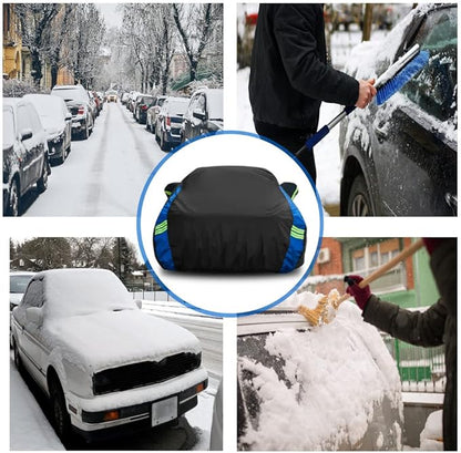 Avecrew Car Cover Waterproof All Weather for Automobiles, Outdoor Heavy Duty Full Exterior Covers for Sedans Up to 178" L