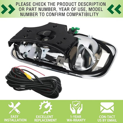 Backup Camera Tailgate Handle Rear View Camera Liftgate Latch Handle Chrome Compatible with 1999-2007 Chevrolet Chevy Silverado,GMC Sierra 1500 2500 3500 HD