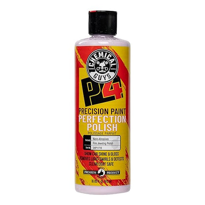 Chemical Guys GAP11716 P4 Precision Paint Perfection Polish (Paint Correction - Fixes Scratches, Swirls & Towel Marks), 16 oz.