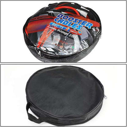 Auto Dynasty Heavy Duty 25 Feet 4 Gauge Booster Cable Power Jumper 500 AMP Emergency Battery Start Car/Motorcycle